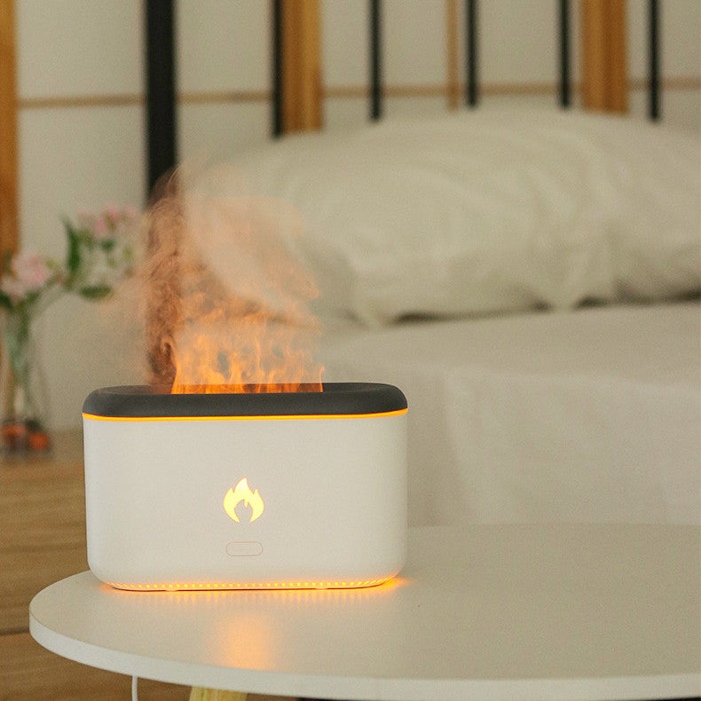 Premium Aroma Diffusor mit realistischem Flammen-Effekt