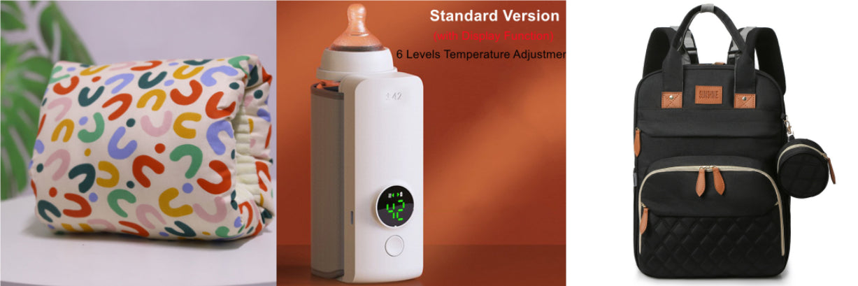 Serioton™ Smart Portable Baby Bottle Warmer – USB Rechargeable & Travel Safe