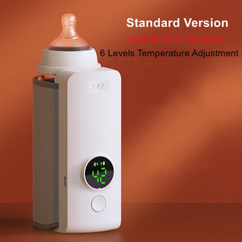 Serioton™ Smart Portable Baby Bottle Warmer – USB Rechargeable & Travel Safe