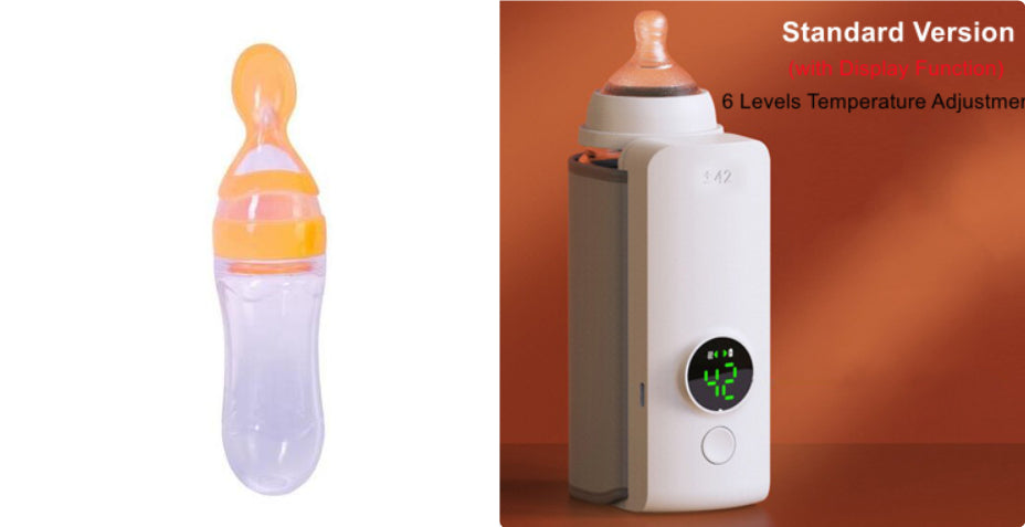 Serioton™ Smart Portable Baby Bottle Warmer – USB Rechargeable & Travel Safe